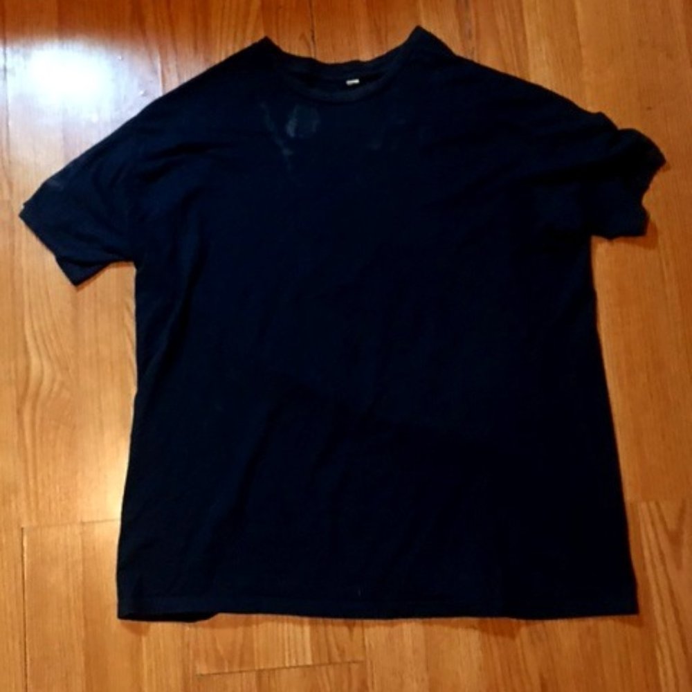 A plain black T-shirt